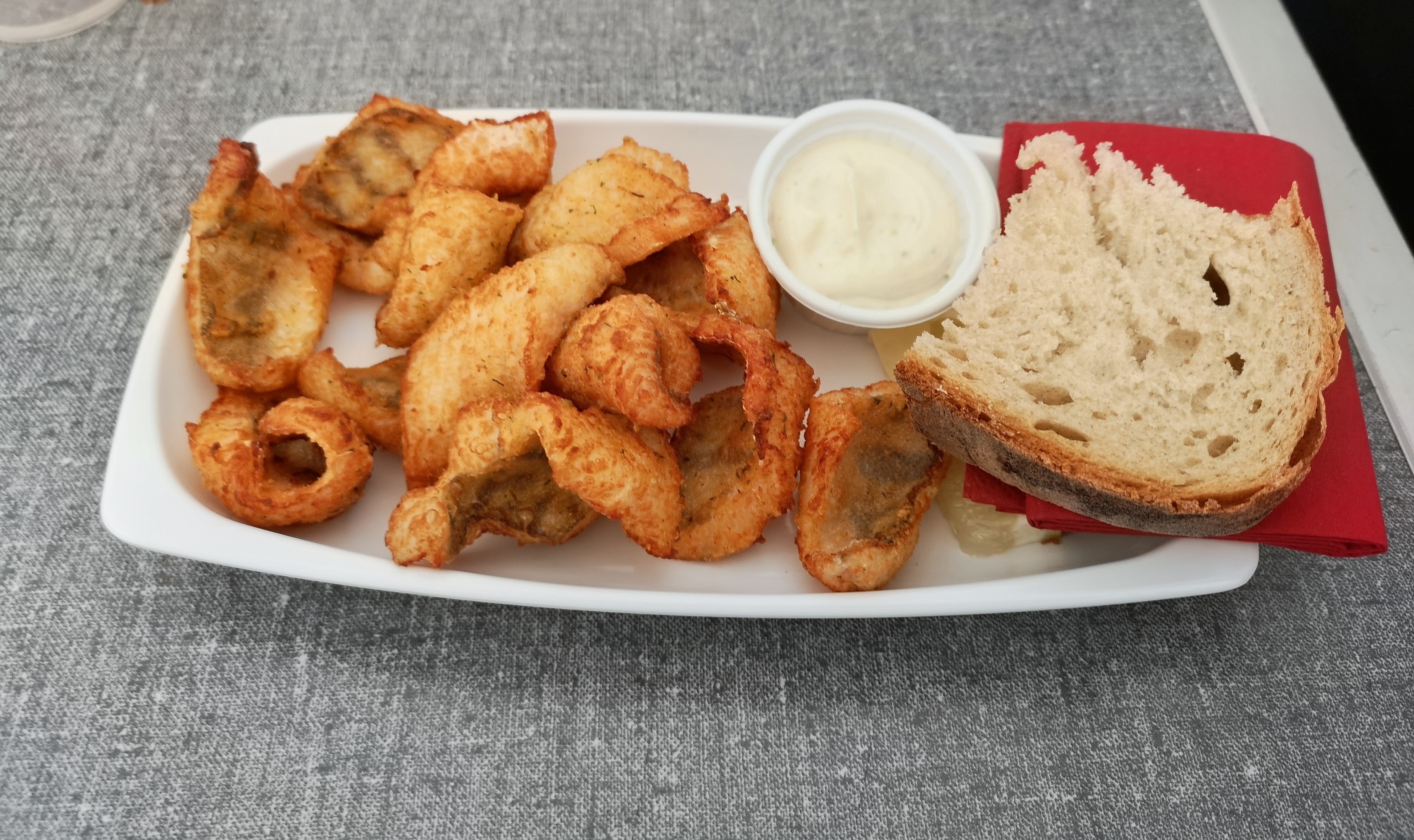 Fritierte Zanderfilets
